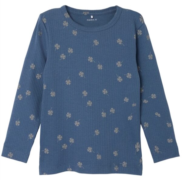 Name It Bluse Noellus - Kløver - Vintage Indigo