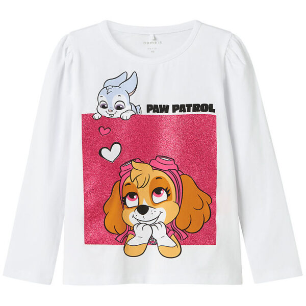 Name It Bluse - Noos - NmfJoana - Paw Patrol - Bright White