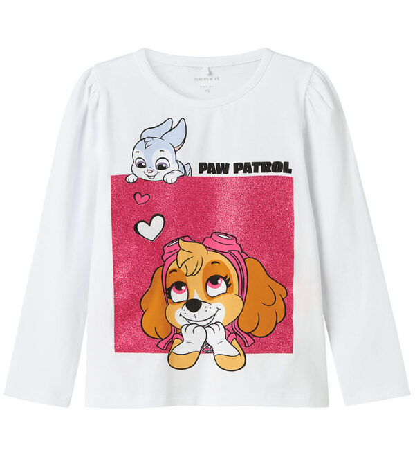 Name It Bluse - Noos - NmfJoana - Paw Patrol - Bright White