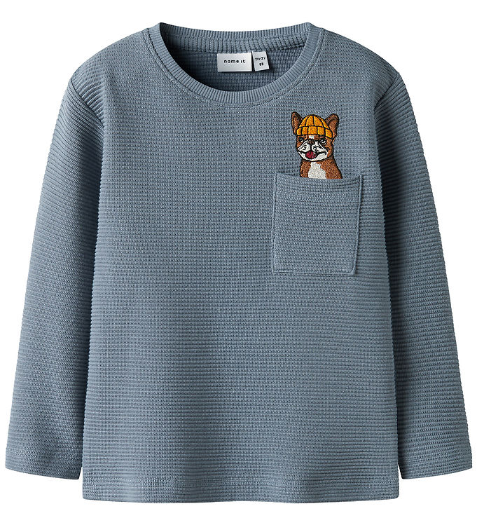 Name It Bluse - Rib - NmmRofus - Flint Stone