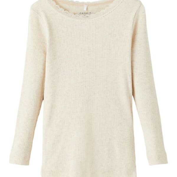 Name It Bluse - Rib - Noos - NmfKab - Peyote Melange
