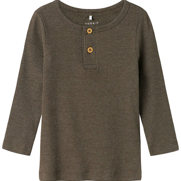 Name It Bluse - Rib - Noos - NmmKab - Bungee Cord/Melange