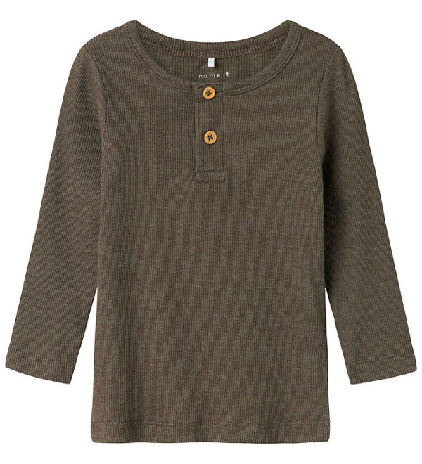Name It Bluse - Rib - Noos - NmmKab - Bungee Cord/Melange