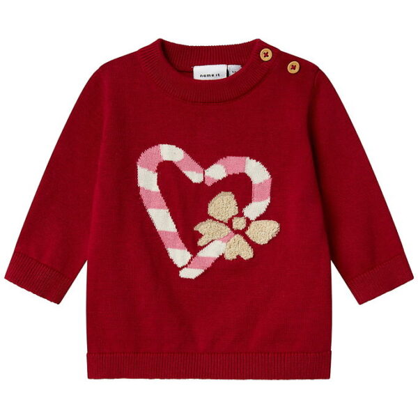 Name It Bluse - Strik - NbfReamo - Jester Red