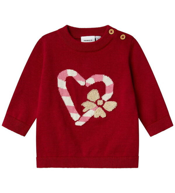 Name It Bluse - Strik - NbfReamo - Jester Red