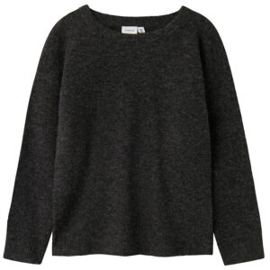 Name It Bluse - Strik - NkmTalils - Dark Grey Melange