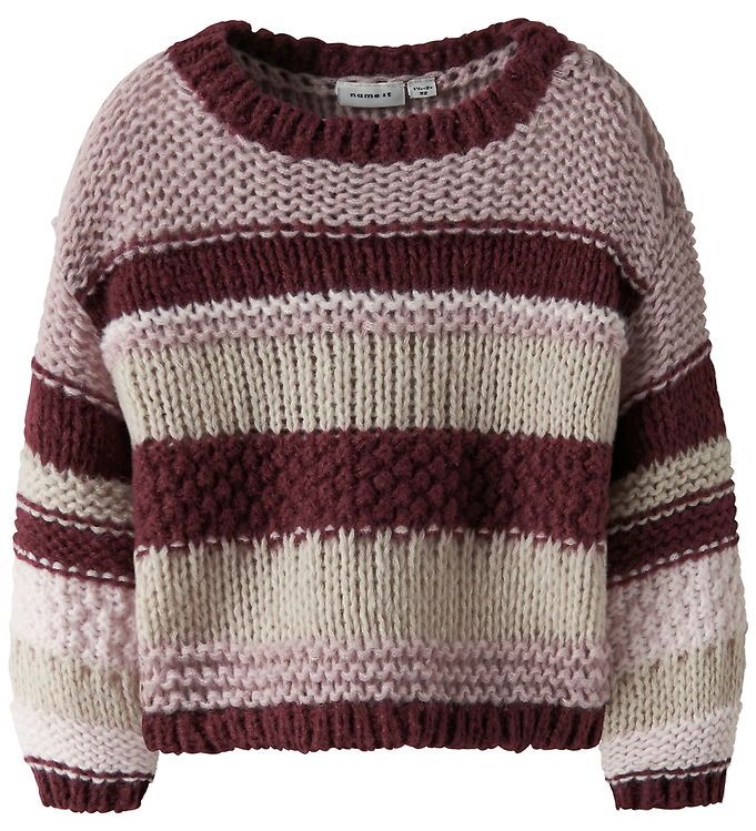 Name It Bluse - Strik - NmfOline - Burgundy