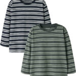 Name It Bluser - 2-pak - NmmVaksel - Navy Blazer/Urban Chic