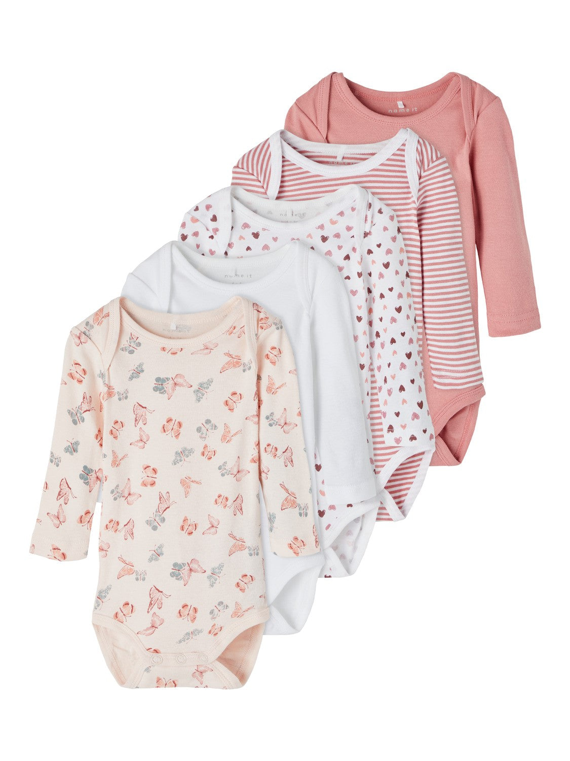 Name It Body 5 pak - Dusty Rose - 50 cm