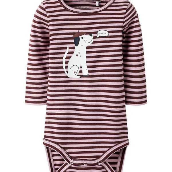 Name It Body l/æ - NbfKilas - Bleached Mauve/Andorra m. Print