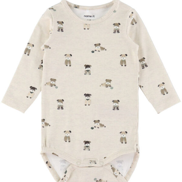 Name It Body l/æ - NbmTusher - Peyote Melange m. Print Name It Body l/æ - NbmTusher - Peyote Melange m. Print