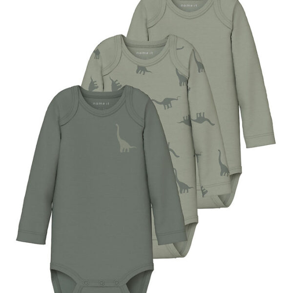 Name It Body l/æ - Noos - NbmBody - 3-pak - Agave Green