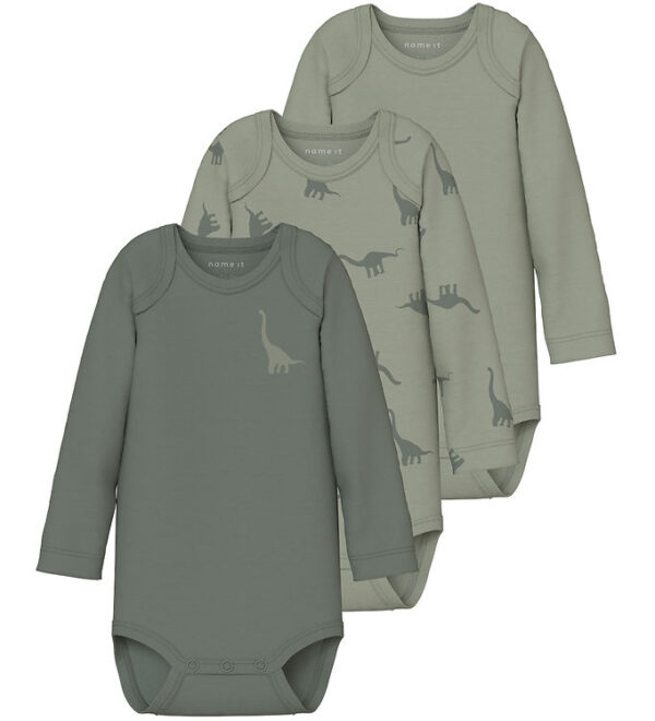Name It Body l/æ - Noos - NbmBody - 3-pak - Agave Green