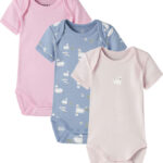 Name It Bodyer k/æ - Noos - NbfBody - 3-pak - Endless Sky/W/Ball