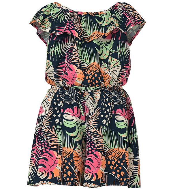 Name It Buksedragt - NmfVinaya - Navy Blazer/Fresh Tropical