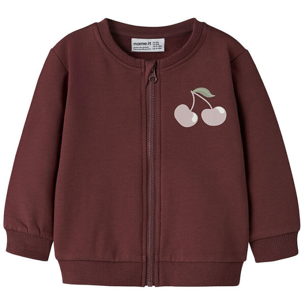 Name It Cardigan - NbfVrillie - Oxblood Red/Cherry