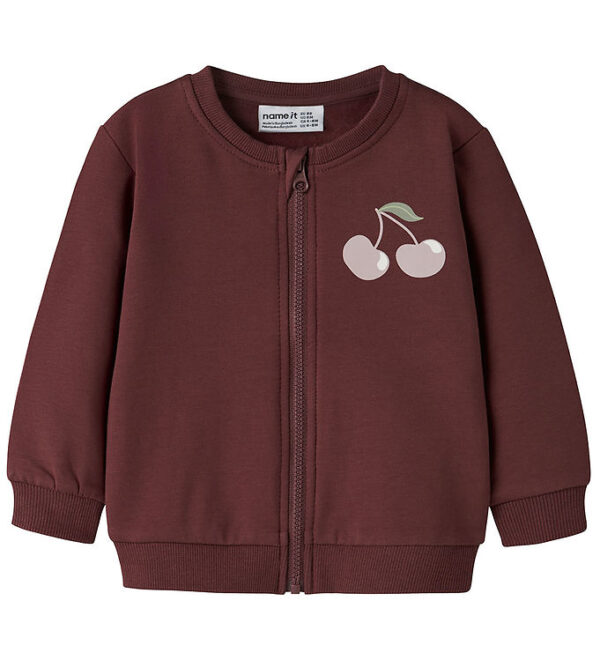 Name It Cardigan - NbfVrillie - Oxblood Red/Cherry