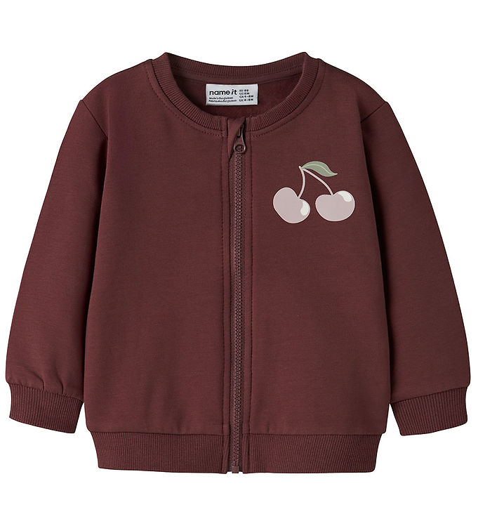 Name It Cardigan - NbfVrillie - Oxblood Red/Cherry Name It Cardigan - NbfVrillie - Oxblood Red/Cherry