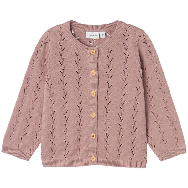 Name It Cardigan - Strik - Noos - NmfBanni - Deauville Mauve Name It Cardigan - Strik - Noos - NmfBanni - Deauville Mauve