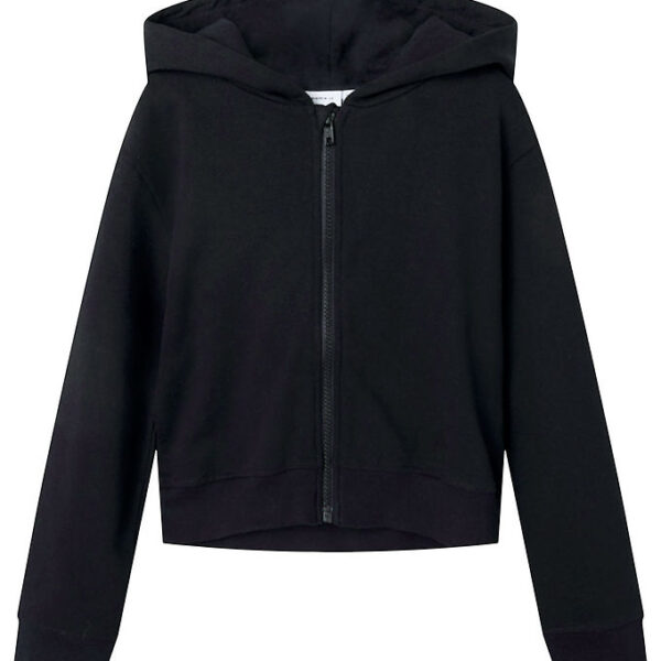 Name It Cardigan m. Hætte - Noos - NkfMillie - Sort