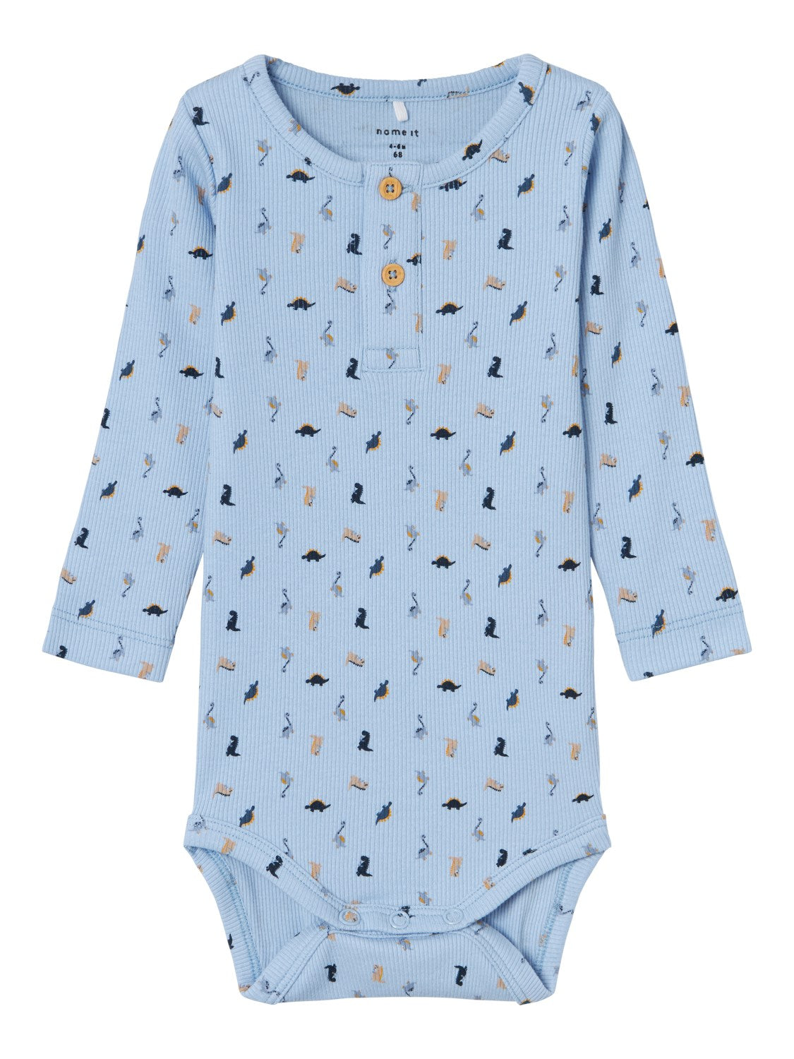 Name It Dabbu Body med Dino - Chambray Blue - 86 cm Name It Dabbu Body med Dino - Chambray Blue - 86 cm