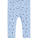 Name It Dabbu Leggings med Dino - Chambray Blue - 86 cm