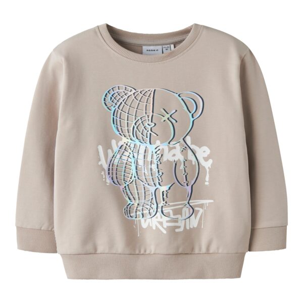 Name It Donvu Sweat Shirt - Chateau Gray - 92 cm