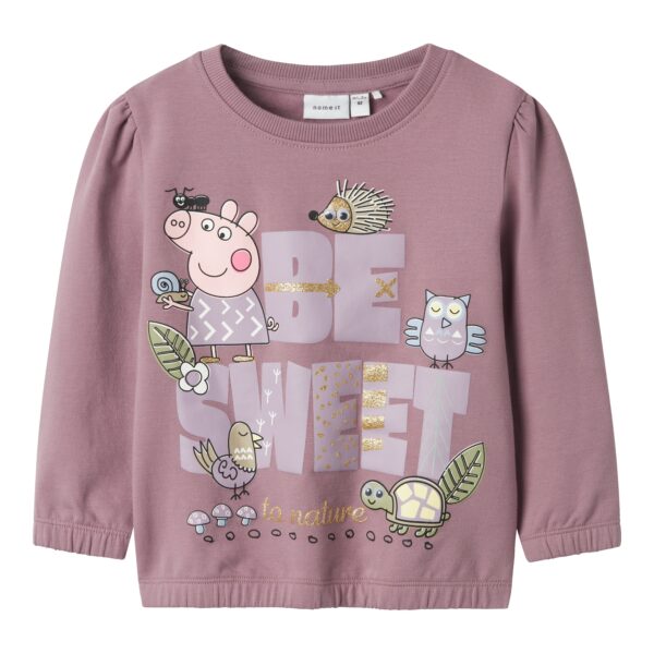 Name It Dyffina Gurli Gris Bluse - Elderberry - 92 cm