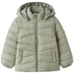 Name It Dynejakke - NmfMarble - Seagrass