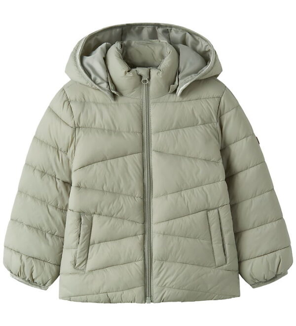 Name It Dynejakke - NmfMarble - Seagrass