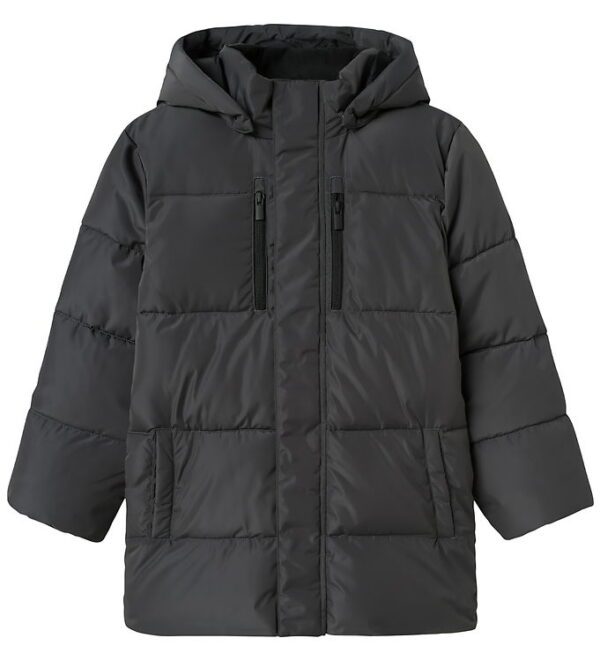 Name It Dynejakke - Noos - NkmMedow03 - Grey Pinstripe