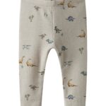 Name It Faurus Leggings med Dino - Nacreous Cloud - 50 cm