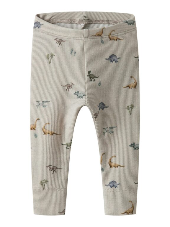 Name It Faurus Leggings med Dino - Nacreous Cloud - 50 cm