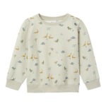 Name It Faurus Sweat shirt med Dino - Nacreous Cloud - 86 cm