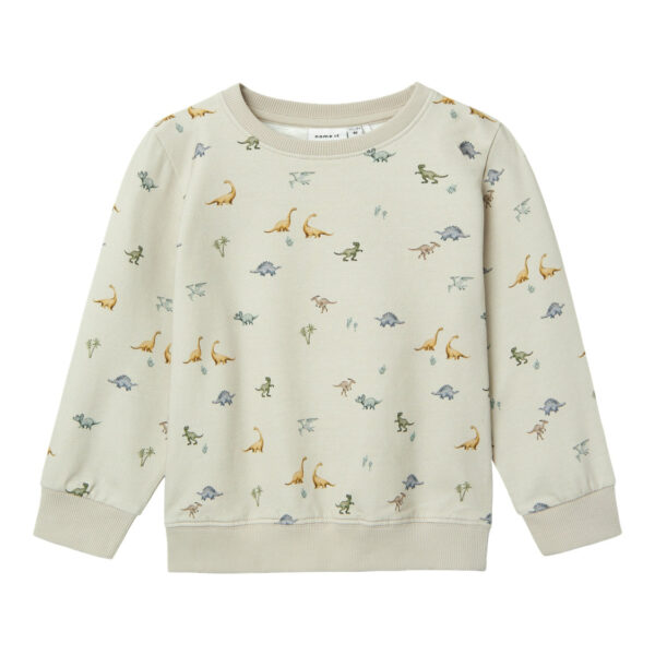 Name It Faurus Sweat shirt med Dino - Nacreous Cloud - 86 cm Name It Faurus Sweat shirt med Dino - Nacreous Cloud - 86 cm