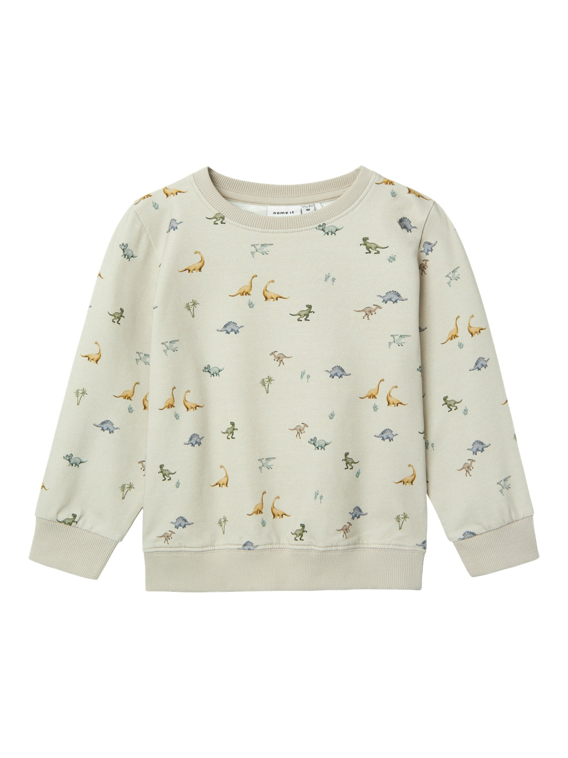 Name It Faurus Sweat shirt med Dino - Nacreous Cloud - 86 cm