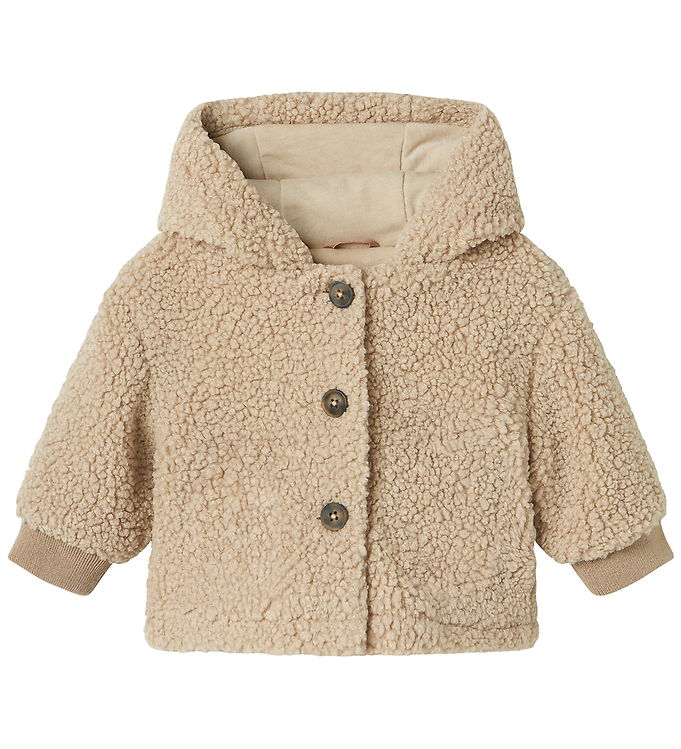 Name It Fleecejakke - Teddy - NbnMilo - Pure Cashmere Name It Fleecejakke - Teddy - NbnMilo - Pure Cashmere