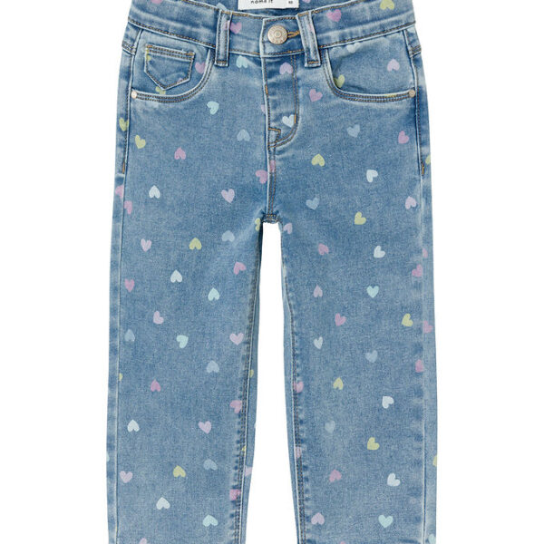 Name It Jeans - NmfBella - Medium Blue Denim/Hearts
