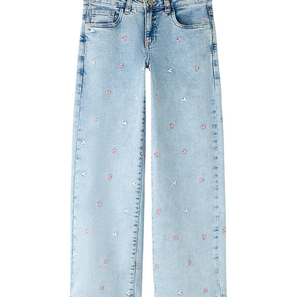Name It Jeans - Noos - NkfRose - Lgt. Blue Bleached Denim/ Heart