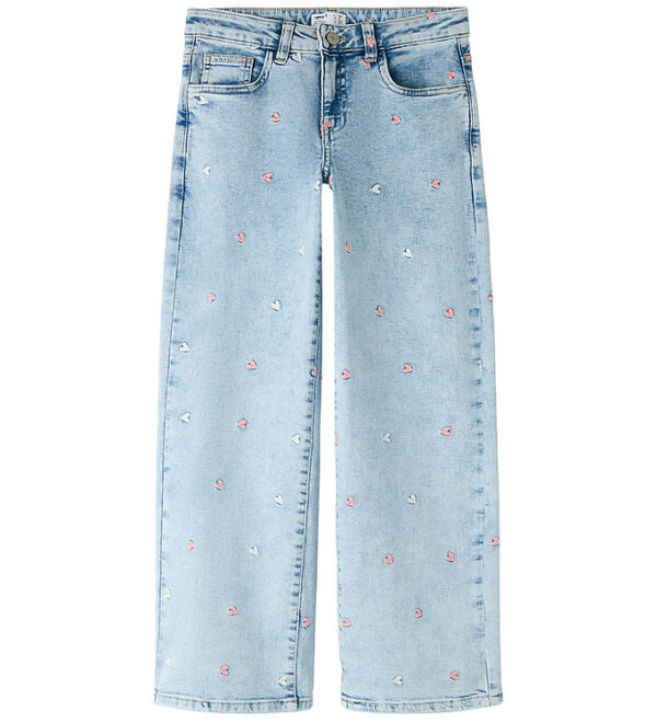 Name It Jeans - Noos - NkfRose - Lgt. Blue Bleached Denim/ Heart