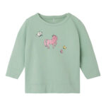 Name It Jennia Bluse - Silt Green - 56 cm