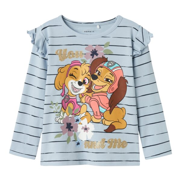 Name It Julia Paw Patrol Bluse - Subdued Blue - 92 cm