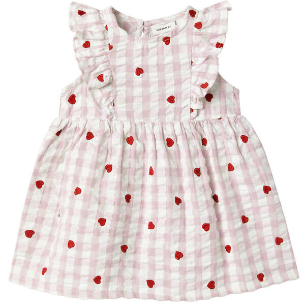 Name It Kjole - Nbffisina - Light Lilac m. Hjerter