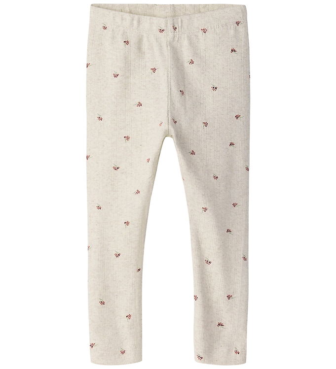 Name It Leggings - Hulmønster - NmfBerries - Payote Melange