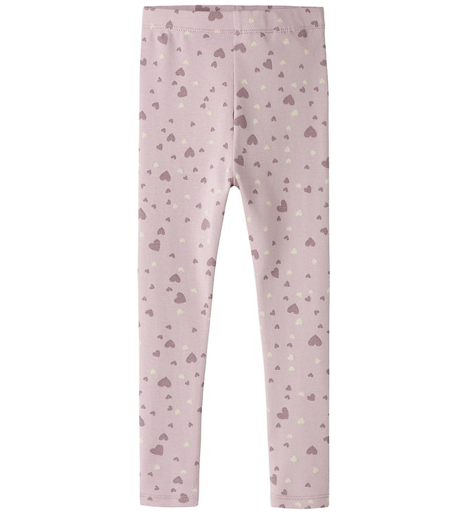 Name It Leggings - NmfBheart - Keepsake Lilac