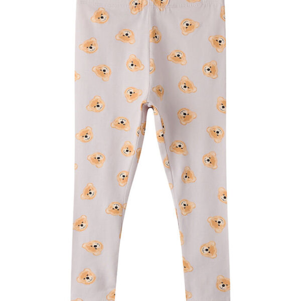 Name It Leggings - NmfVivian - Lilac Marble/Teddy Bears