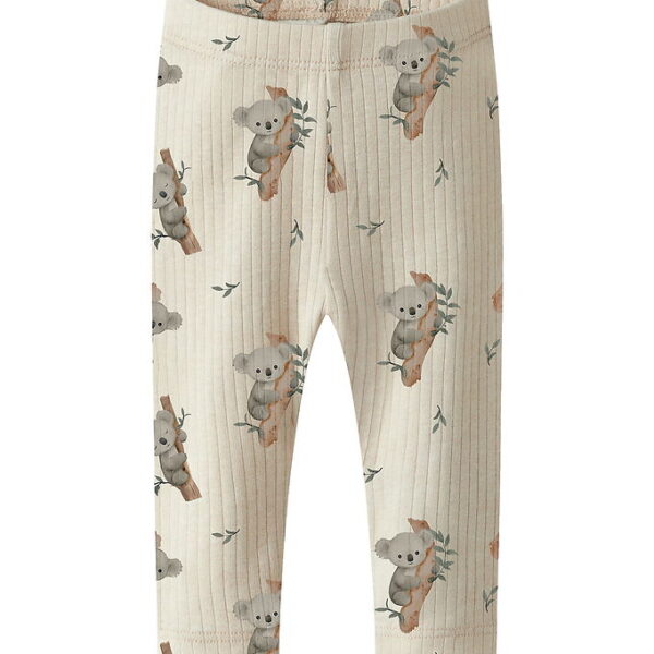 Name It Leggings - Rib - NbmBoala - Peyote Melange