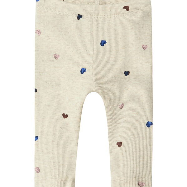 Name It Leggings - Rib - Noos - NbfNutti - Peyote Melange m. Hje