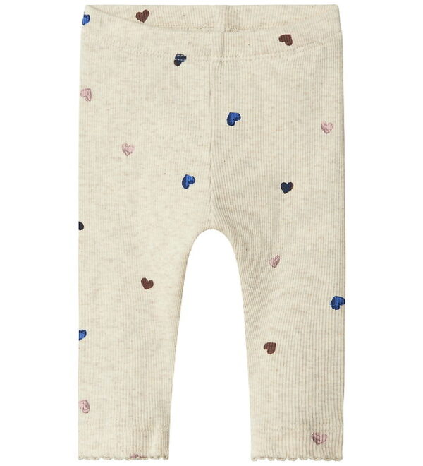 Name It Leggings - Rib - Noos - NbfNutti - Peyote Melange m. Hje