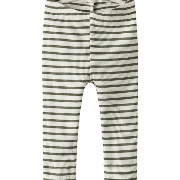 Name It Leggings - Rib - Noos - NbnBani - Dusty Olive